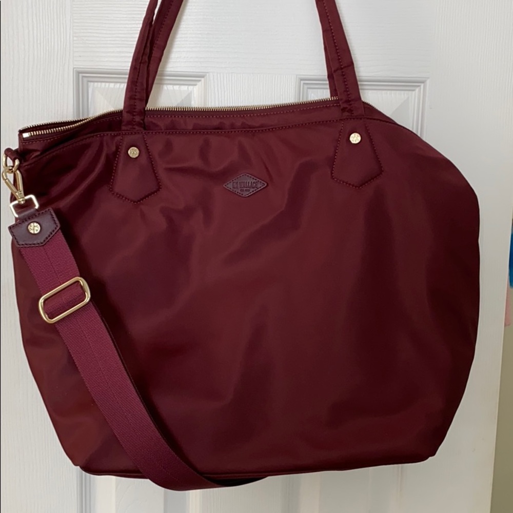 Mz Wallace large soho travel tote in port